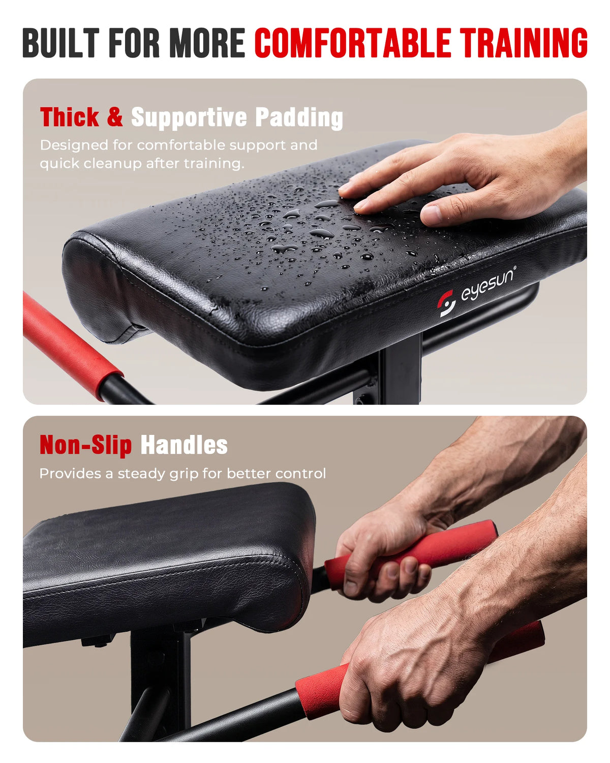 EYESUN Roman Chair Back Extension Machine for Home Gym