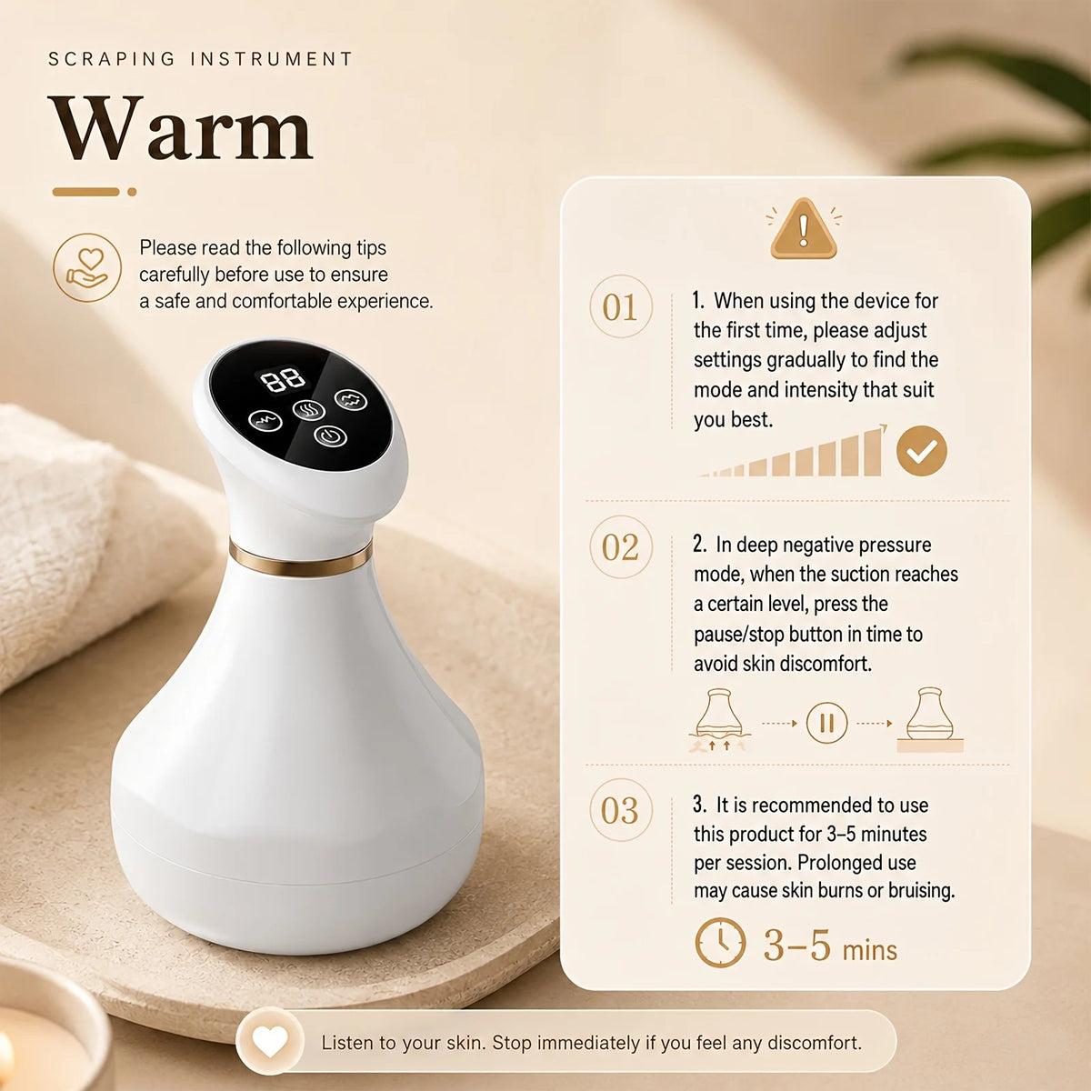 Jitesy Electric Cupping Massager With Red Light And Heat Therapy