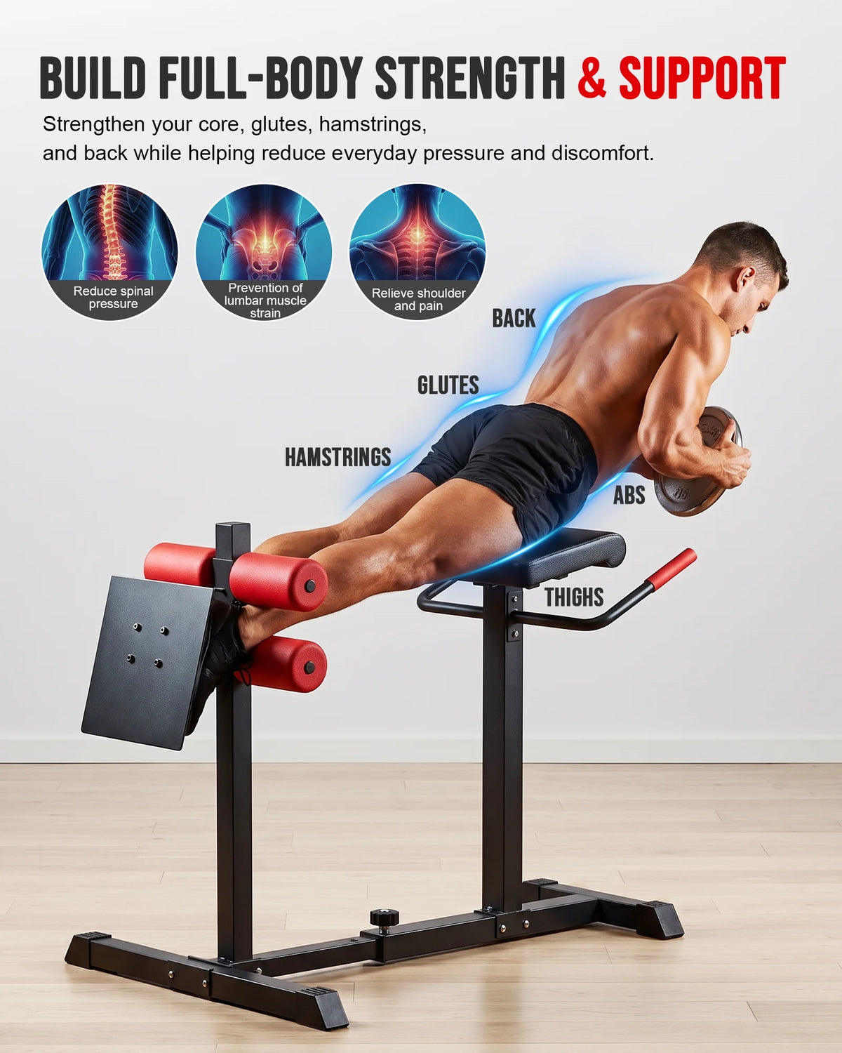 EYESUN Roman Chair Back Extension Machine for Home Gym