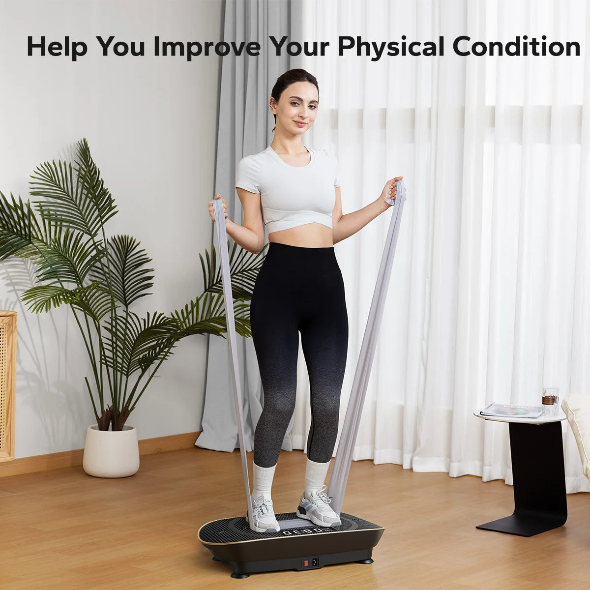 MERACH Whole Body Vibration Plate Exercise Machine for Fitness and Toning