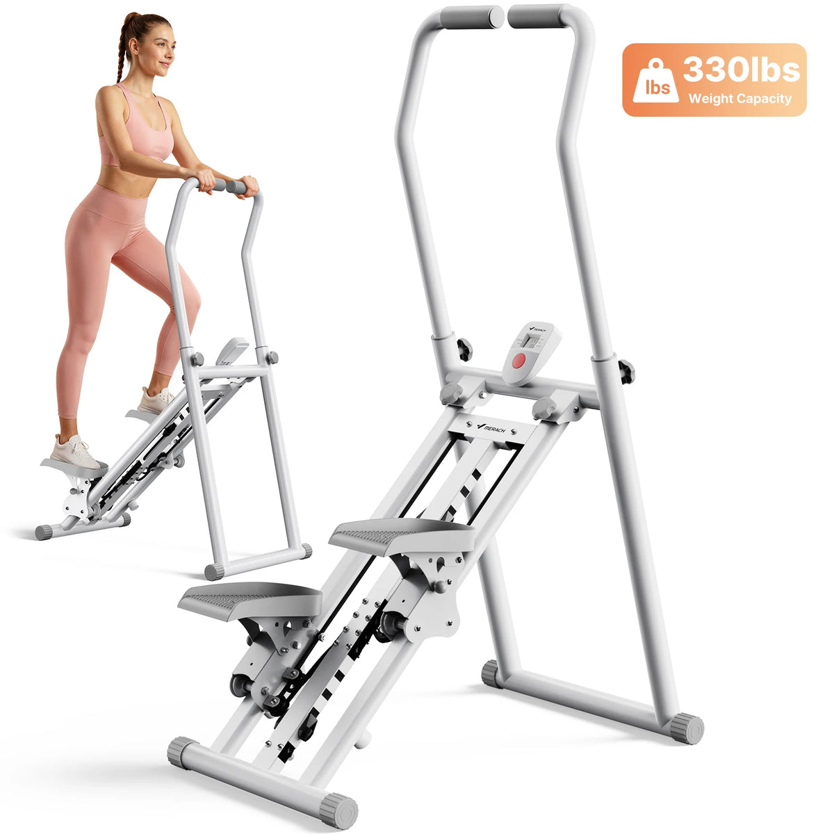 MERACH Foldable Stair Stepper for Full Body Cardio Training