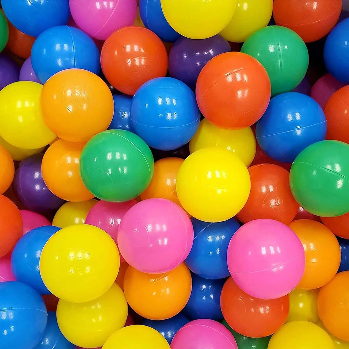 Multicolor Plastic Ball Pit Balls 500/1000/2000 PCS 2.2 Inch Safe AntiāChoking PE Balls for Kids Bounce House Inflatable Water Pool Play Tent Ball Pit