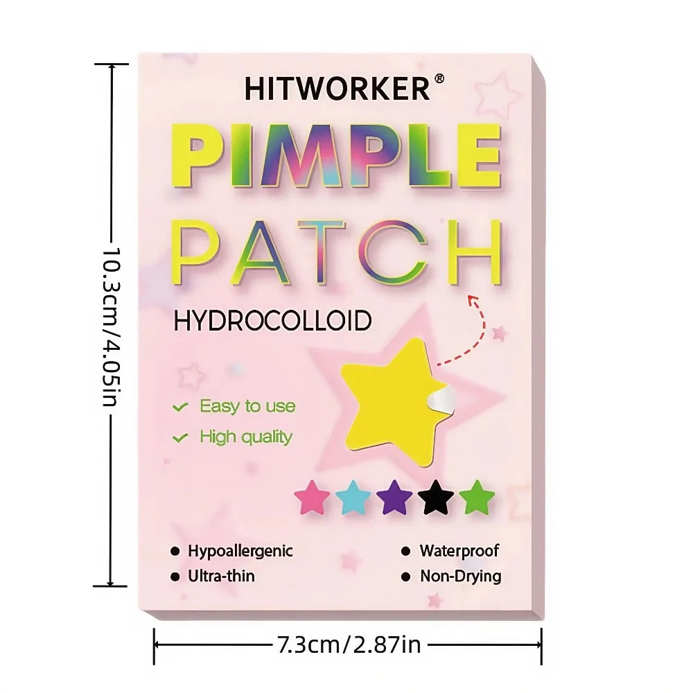 Star Shape Pimple Patches for Day and Night Blemish Coverage
