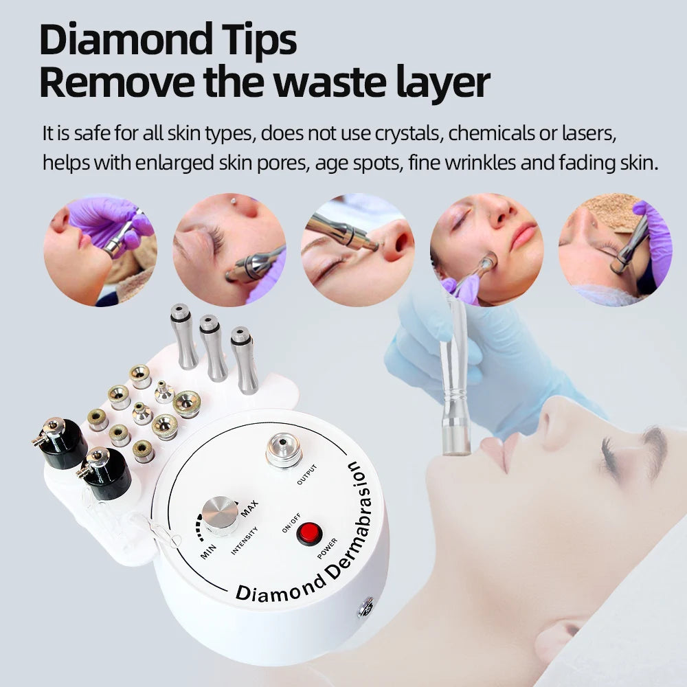3 in 1 Facial Peeling Deep Cleansing Device Face Beauty Machine Pore Deep Cleaning Skin Care