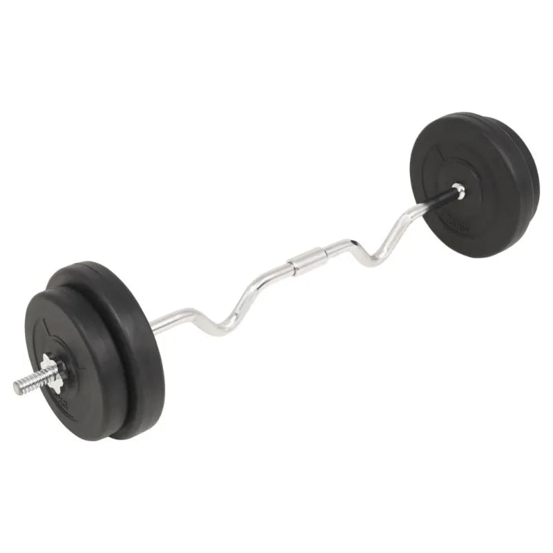 Complete Barbell Weightlifting Set for Strength Training and Home Fitness