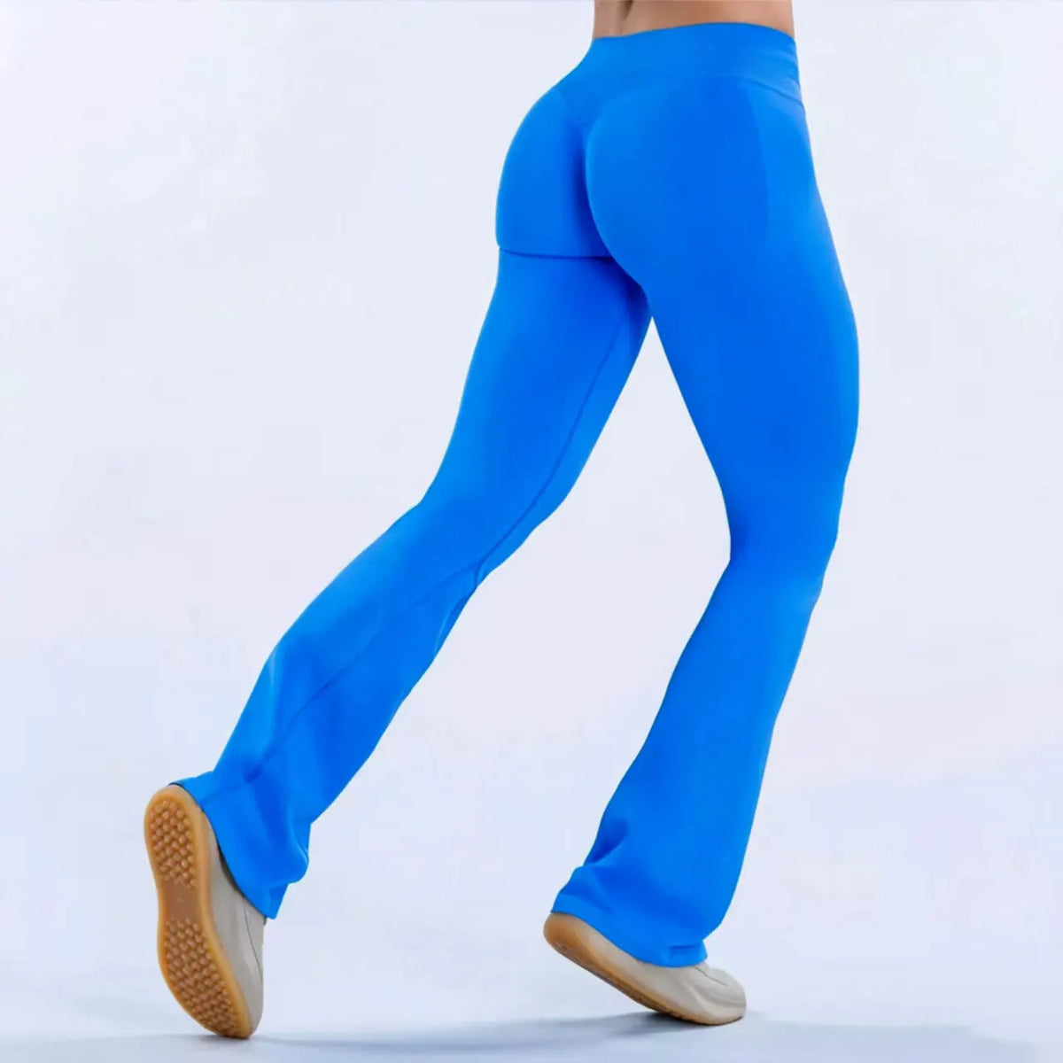 NCLAGEN Women's Seamless Flare Yoga Leggings for Fitness and Workout