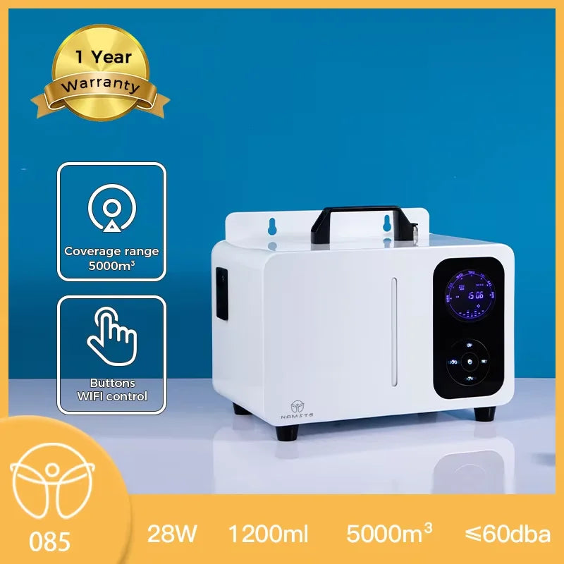 10000m³ Large Space Commercial Professional Intelligent HVAC Fragrance Diffuser Hotel Large Area Aroma Machine 2000ML Capacity Air Cleaner