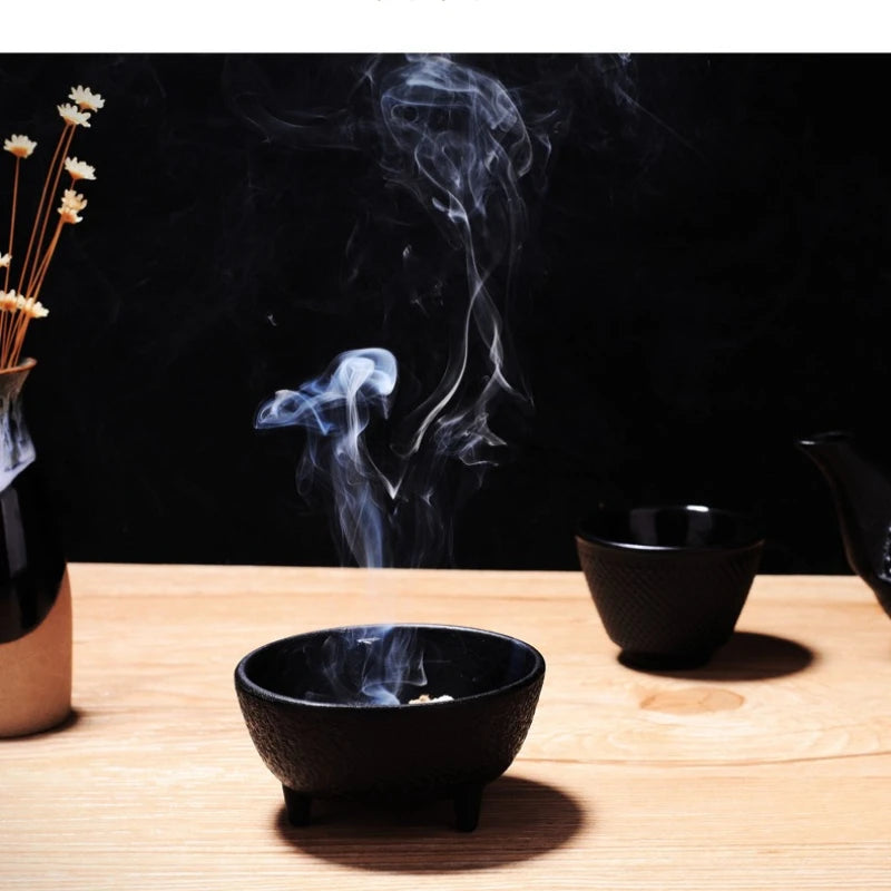 Mini Sage Burner Incense Holder 1pc Yoga Meditation Home Study Decor Halloween Christmas Ornament Practical Gift for Meditation Lovers