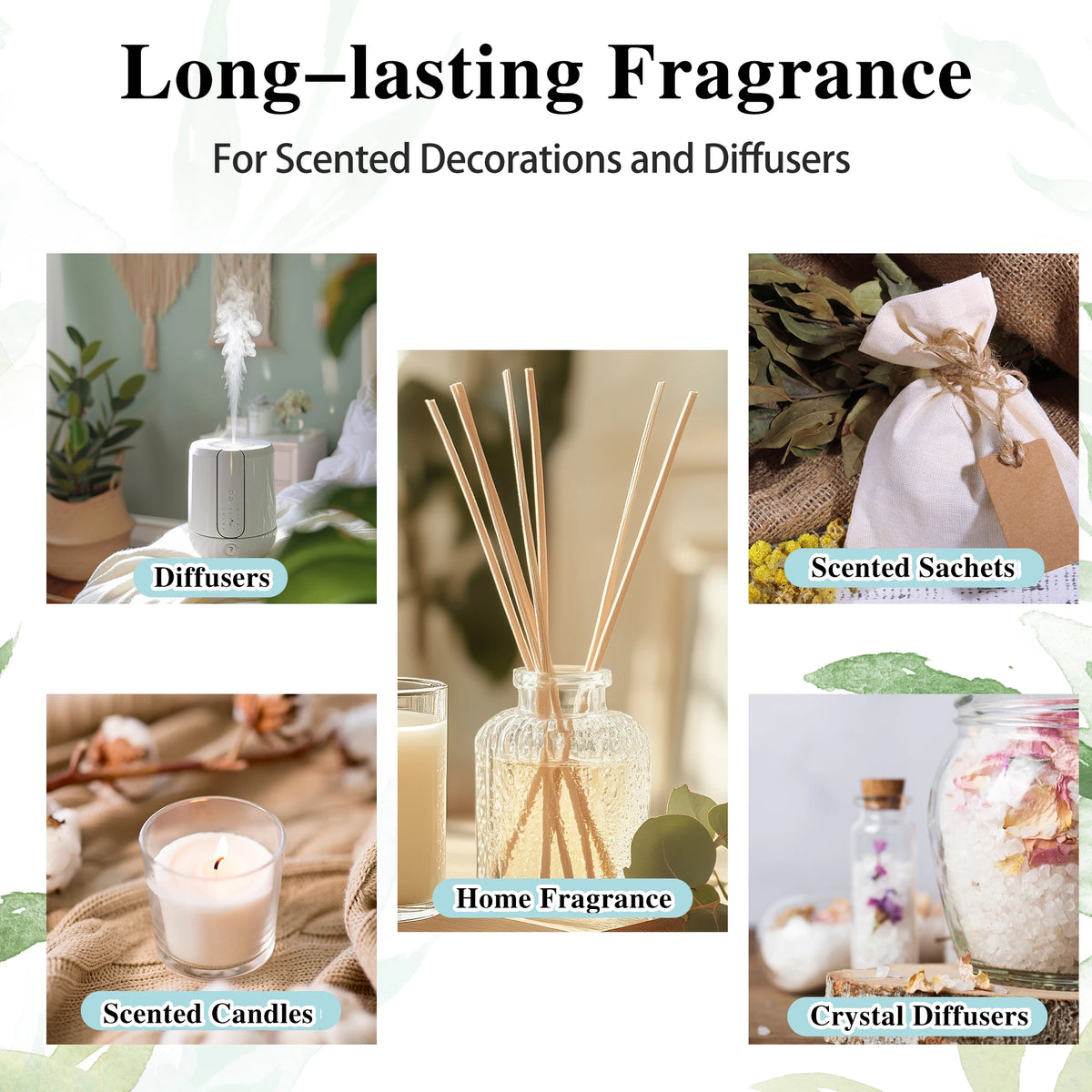 MAYJAM Christmas Gift Essential Oils Set,20 Bottles Fragrance Oils Lavender Jasmine Eucalyptus Vanilla Frankincense Peppermint Sandalwood Sweet Orange Ylang Ylang Rose Bergamot Tea Tree Cinnamon Geranium Patchouli Citronella