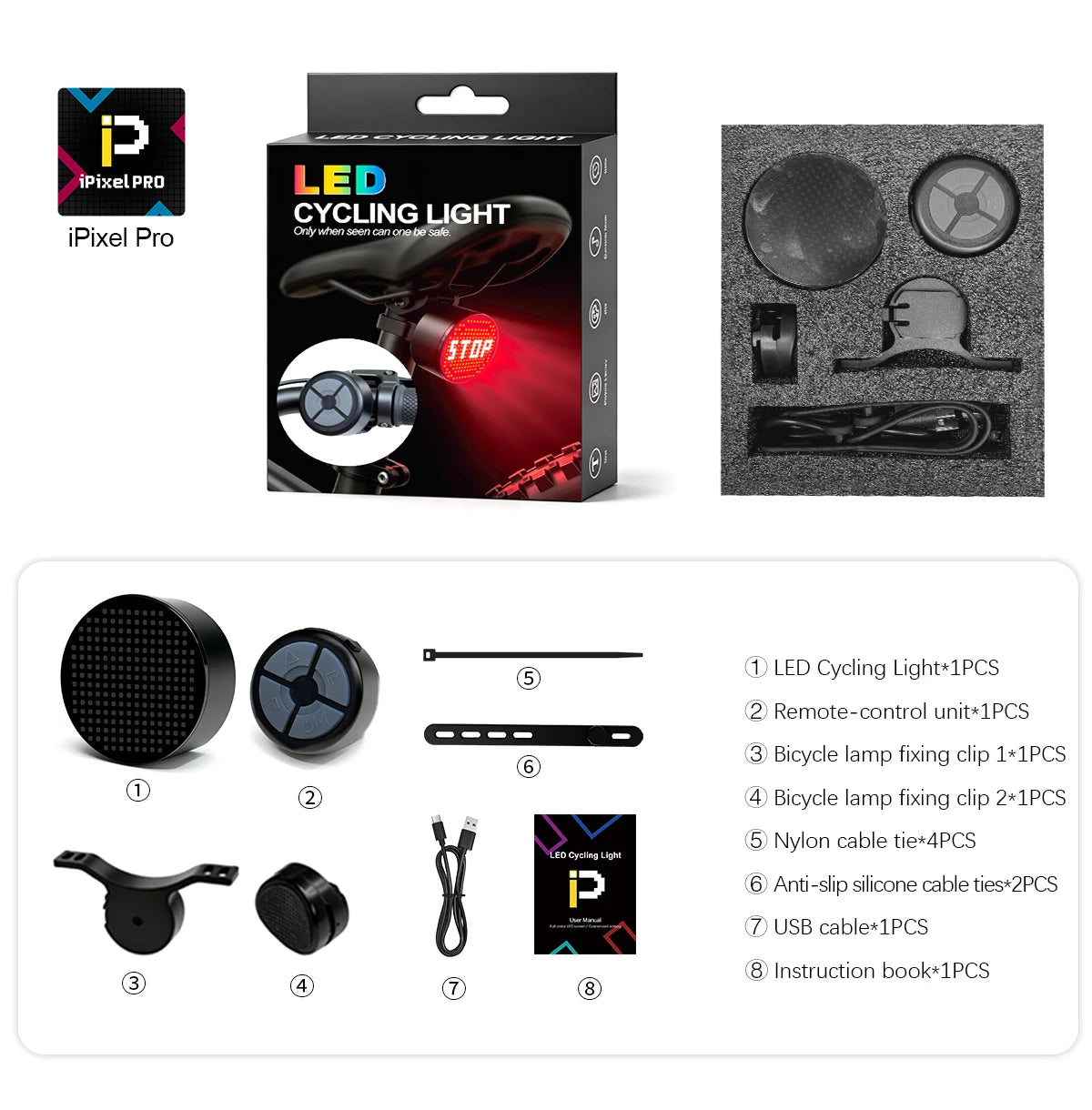 Smart Bike Tail Light With App Control And Brake Sensing