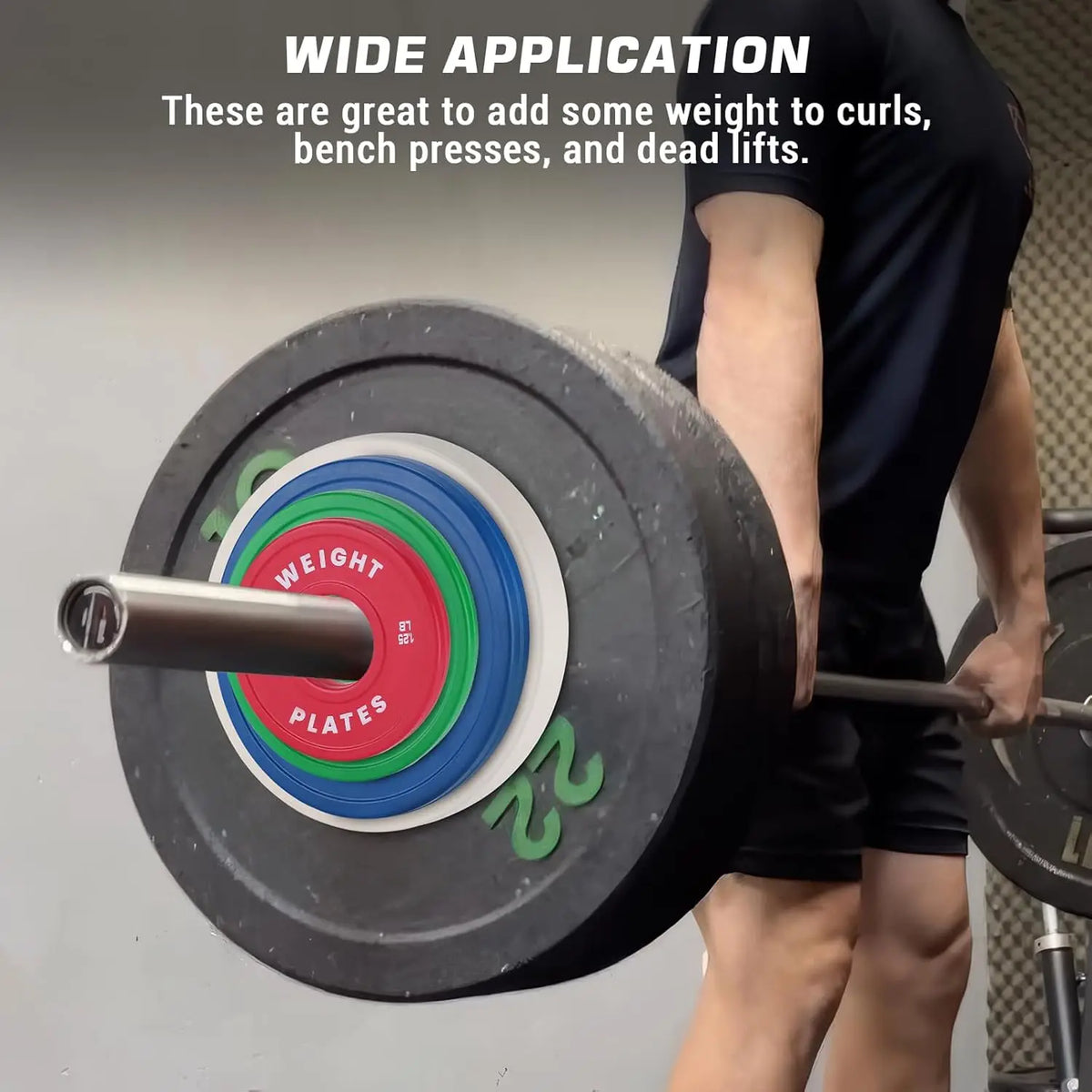 TWISTER.CK Rubber Coated Fractional Weight Plates for Strength Training