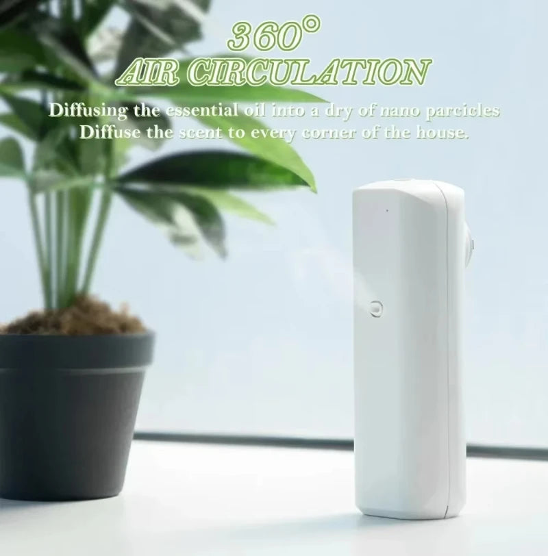 NAMSTE Aromatic Oil Diffuser Bluetooth Fragrance Diffuser Socket Style Aroma Oil Diffuser for Home Toilet Air Freshener Device