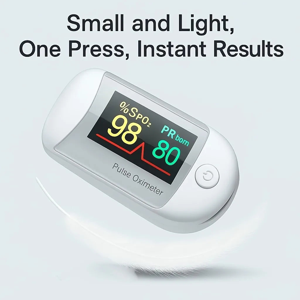 Jitesy Fingertip Pulse Oximeter Blood Oxygen and Heart Rate Monitor