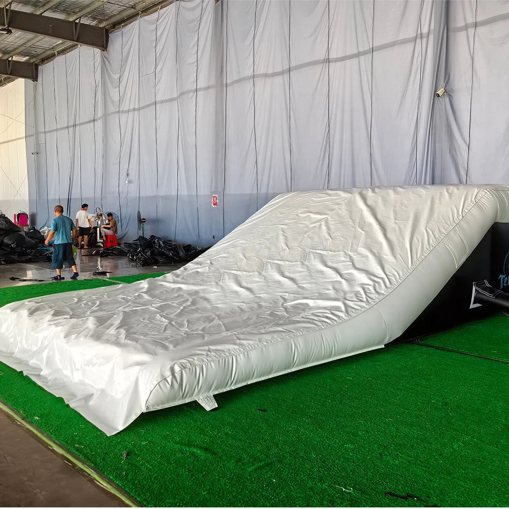Commercial 20ft Inflatable Airbag Lander - PVC BMX Jump Ramp Inflatable Airbag Landing for MTB, BMX, Action Sports, Indoor/Outdoor Use