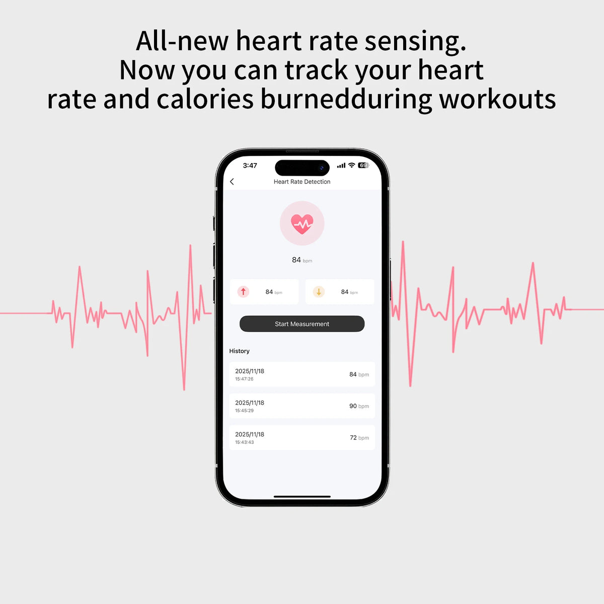 ZZLOVE Pro Wireless Earbuds With Noise Cancellation And Heart Monitoring