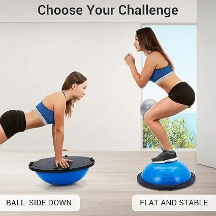 Balance Exercise Ball Trainer With Non Slip Base For Fitness
