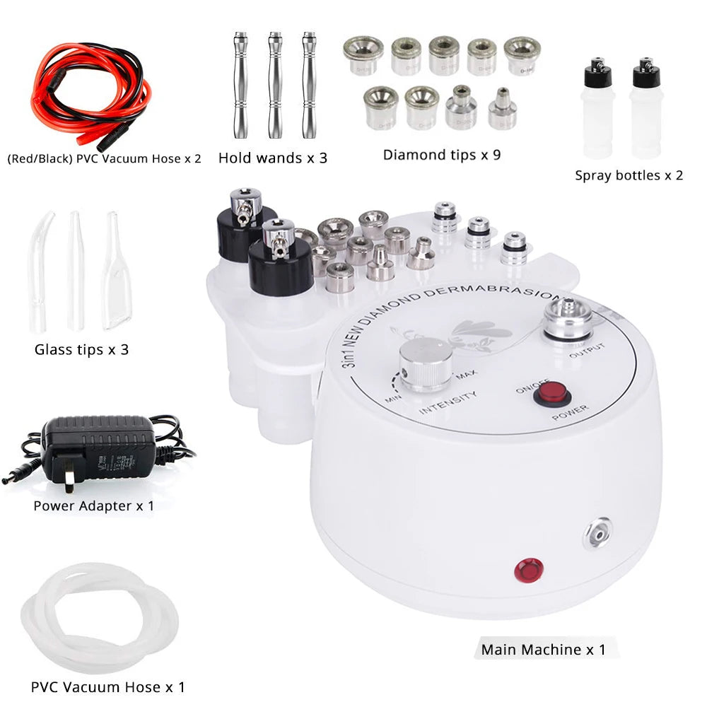 3 in 1 Facial Peeling Deep Cleansing Device Face Beauty Machine Pore Deep Cleaning Skin Care