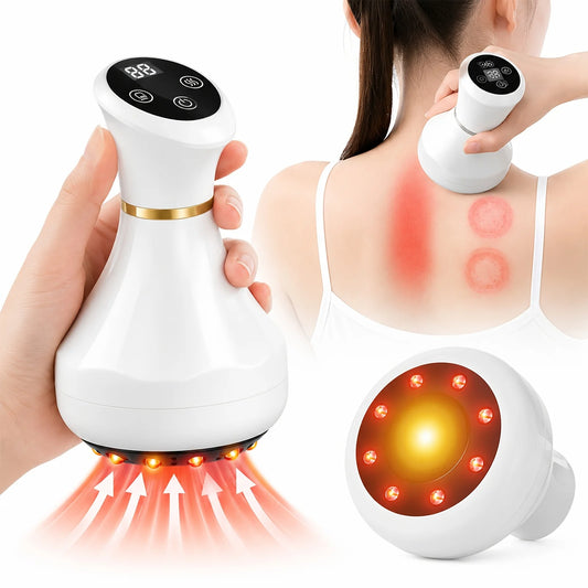 Jitesy Electric Cupping Massager With Red Light And Heat Therapy