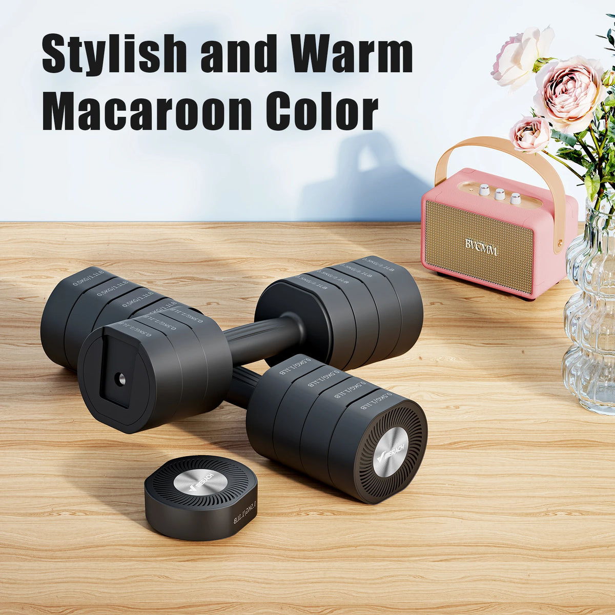 MERACH Adjustable Dumbbell Set With Safety Lock Non Slip Grip