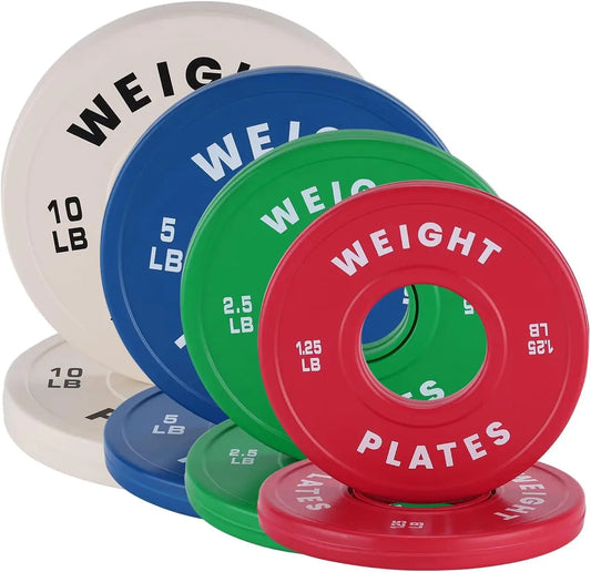TWISTER.CK Rubber Coated Fractional Weight Plates for Strength Training