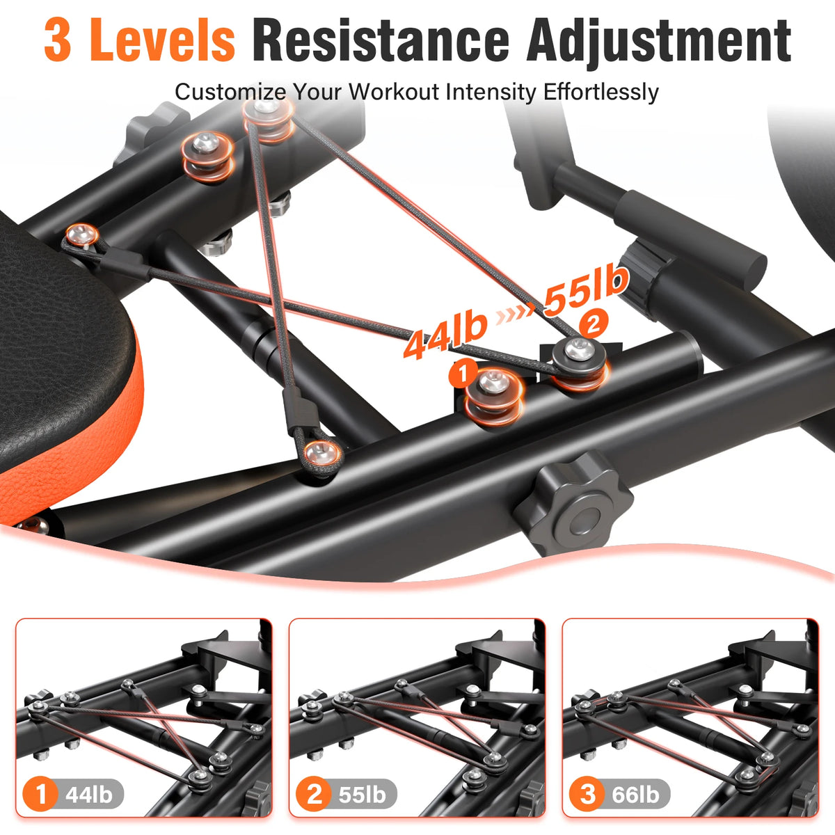 Foldable Hip Trainer for Dual Inner and Outer Thigh Workouts
