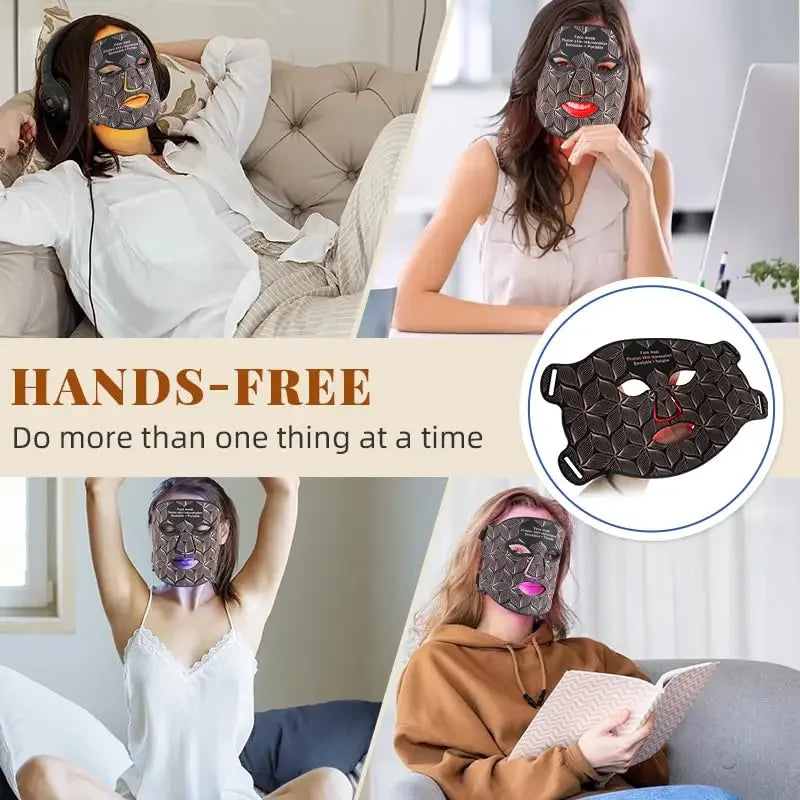 UBilli LED Light Therapy Face Mask for Skin Rejuvenation
