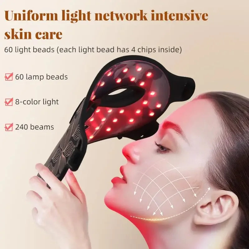 UBilli LED Light Therapy Face Mask for Skin Rejuvenation