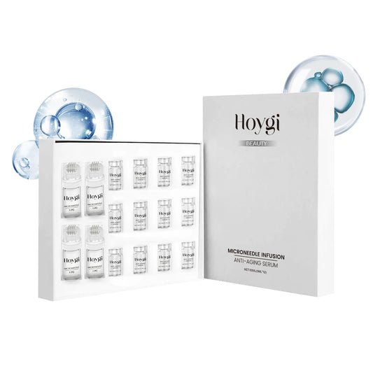 Hoygi Firming Facial Serum Set With Microneedle Roller