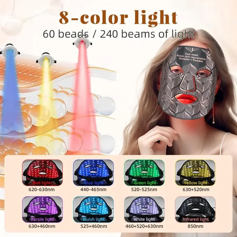 UBilli LED Light Therapy Face Mask for Skin Rejuvenation