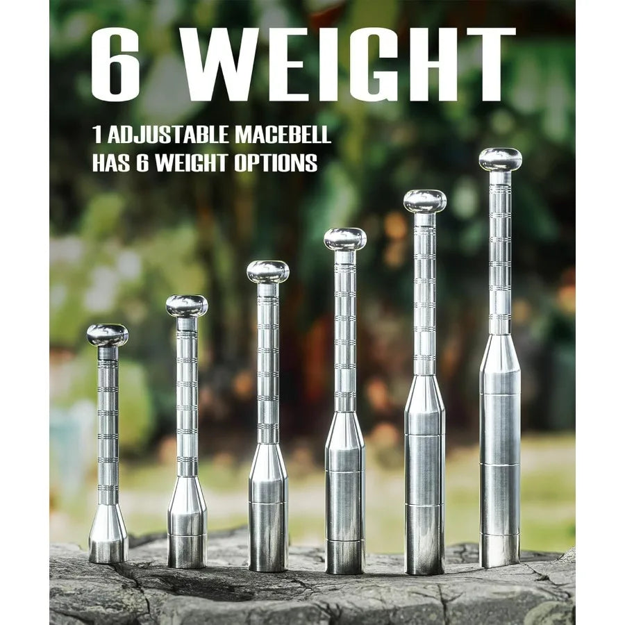 Steel Macebell Club for Strength Training and Full Body Workouts