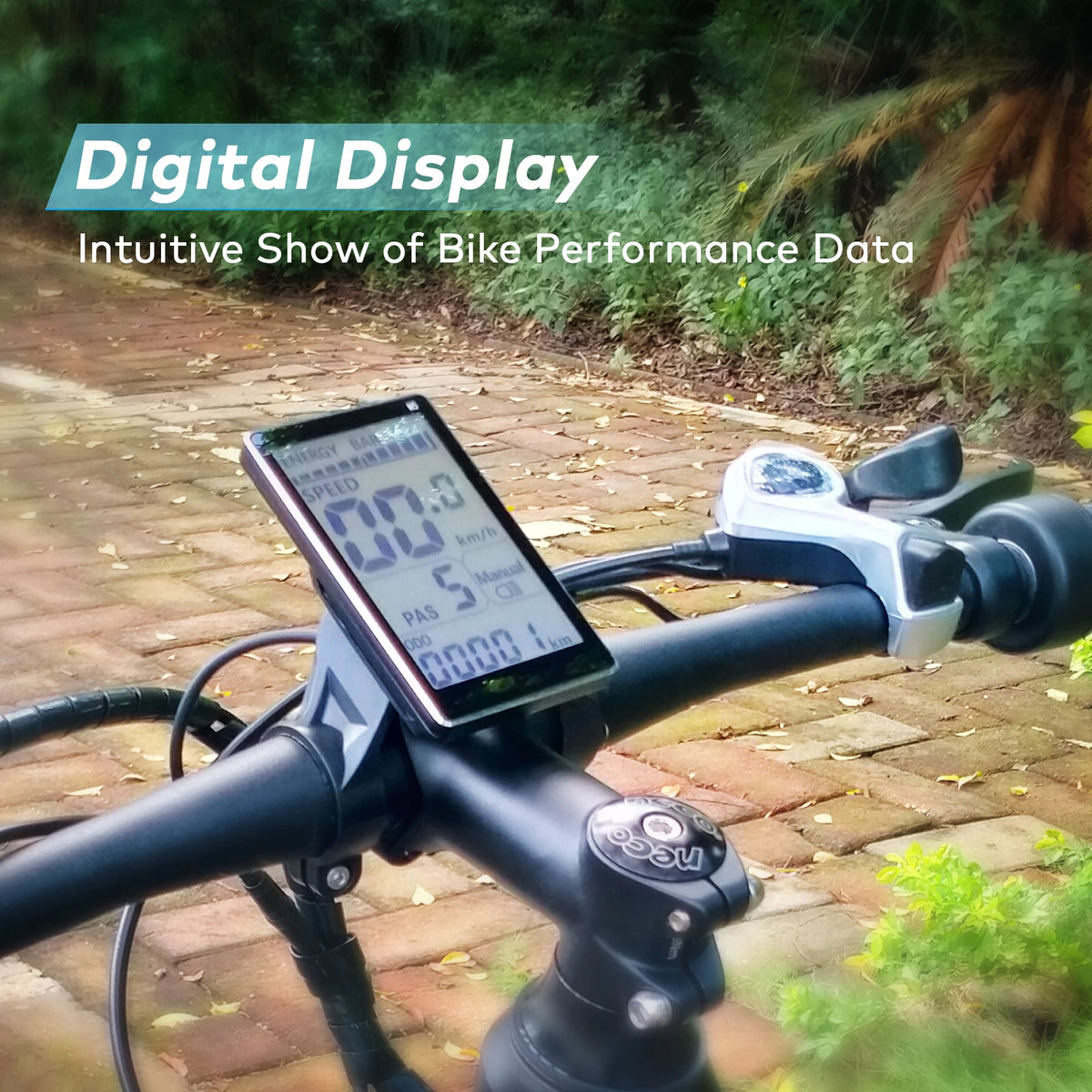 M5 Electric Bike LCD Display Meter Control Panel 24V 36V 48V 60V with Waterproof Plug for Bike Accessories