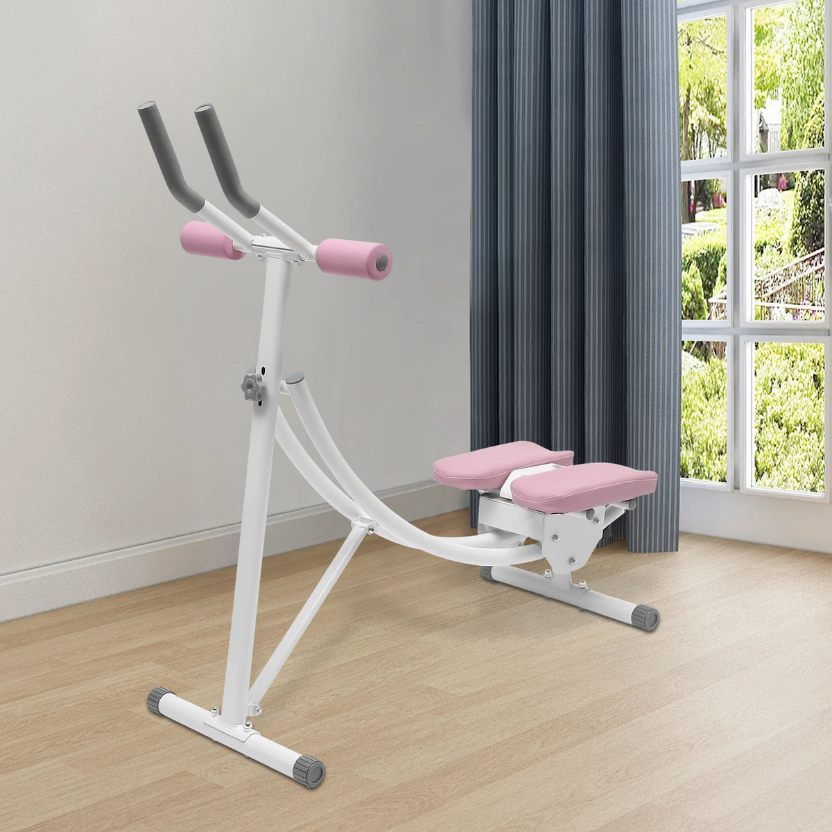 Foldable Abdominal Workout Machine With LED Display For Core Training