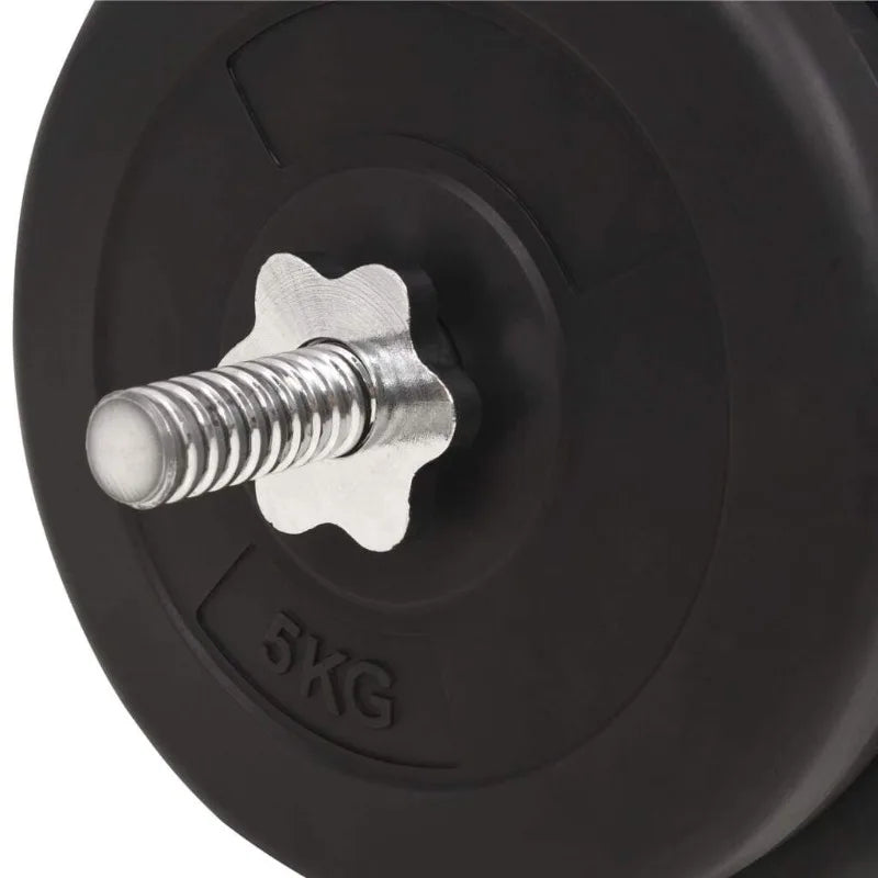 Complete Barbell Weightlifting Set for Strength Training and Home Fitness