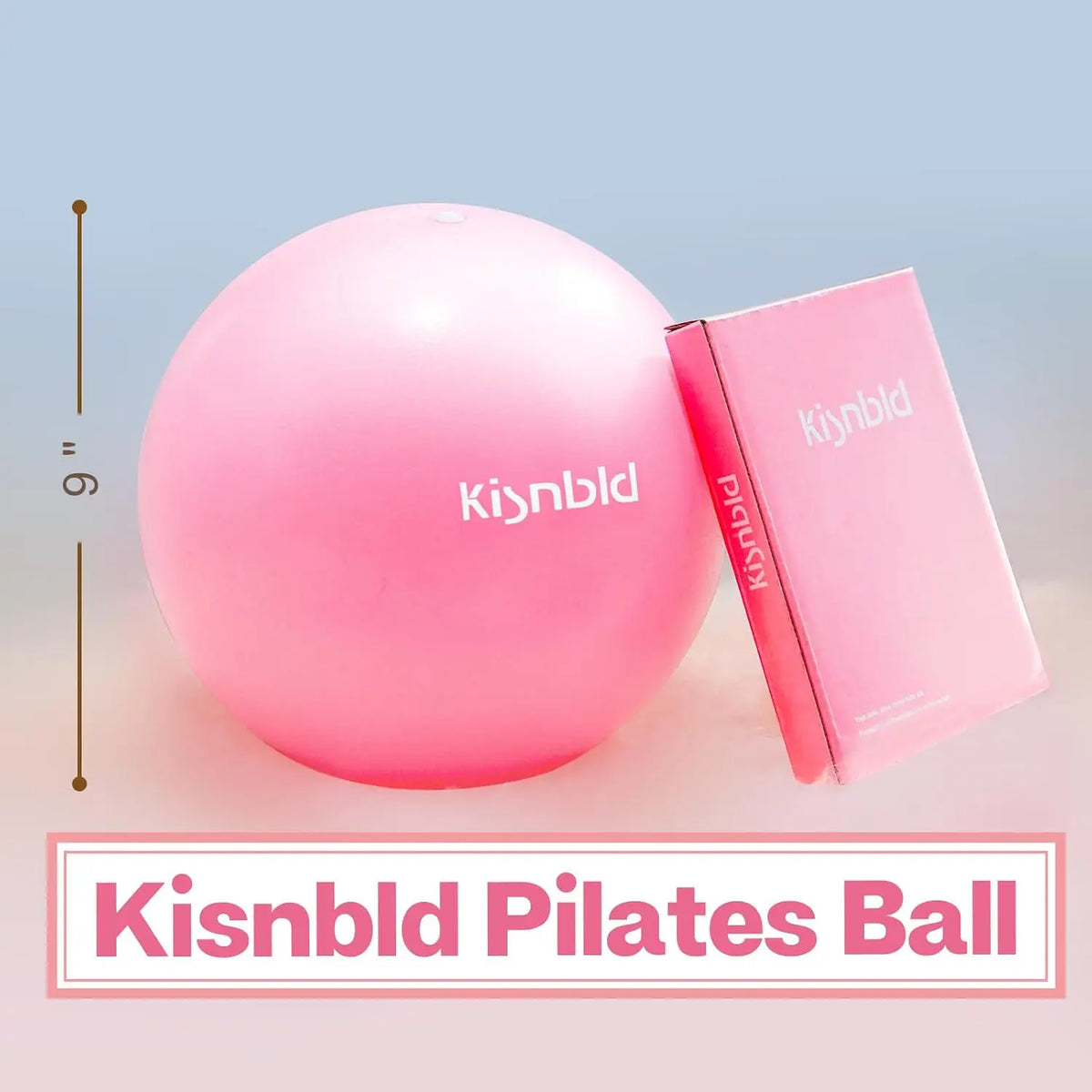 Kisnbld Mini Pilates Ball for Fitness Therapy and Core Training