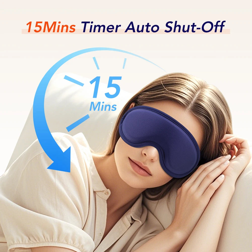PASTSKY Heated Eye Massager Mask With Vibration for Relaxation
