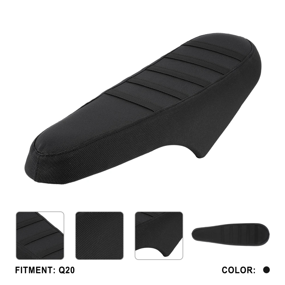 Seat Cover Waterproof Non-slip Particles Design PVC For Ridstar Q20 Electric Dirt Bike E-bikes Scooter Bicycle Motorcycle Parts