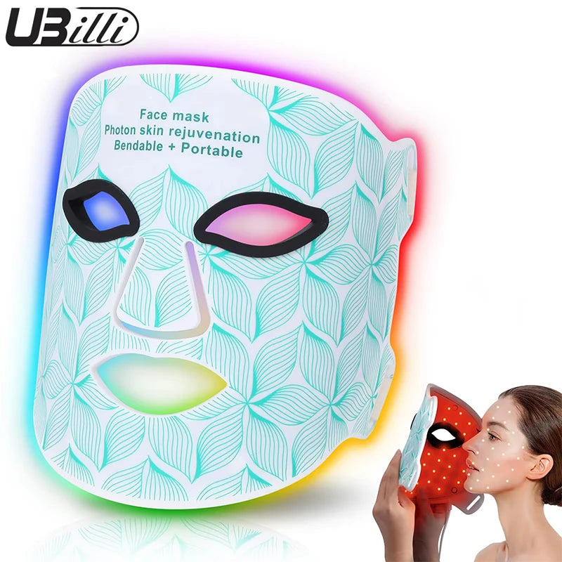 UBilli LED Light Therapy Face Mask for Skin Rejuvenation