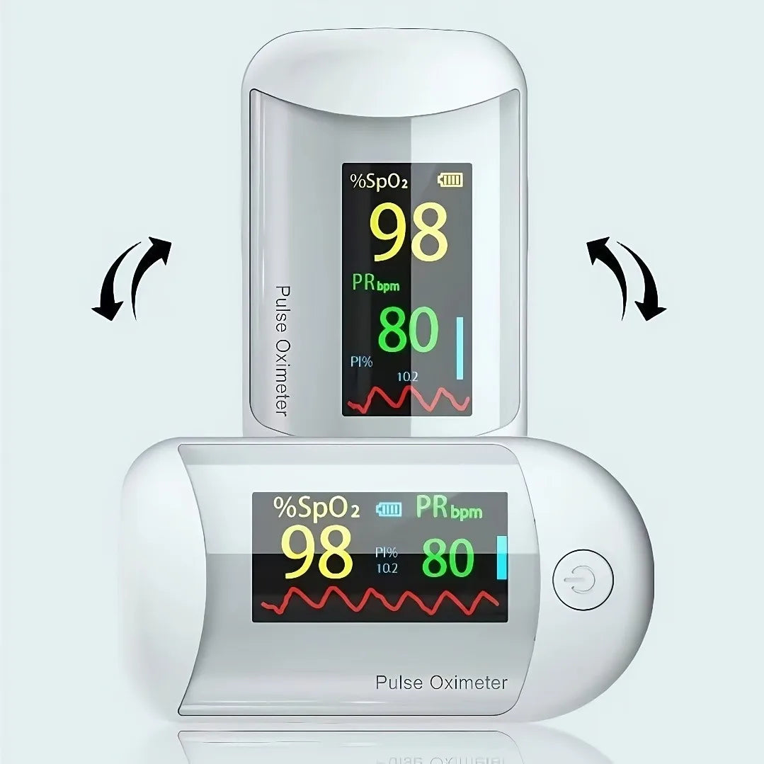 Jitesy Fingertip Pulse Oximeter Blood Oxygen and Heart Rate Monitor