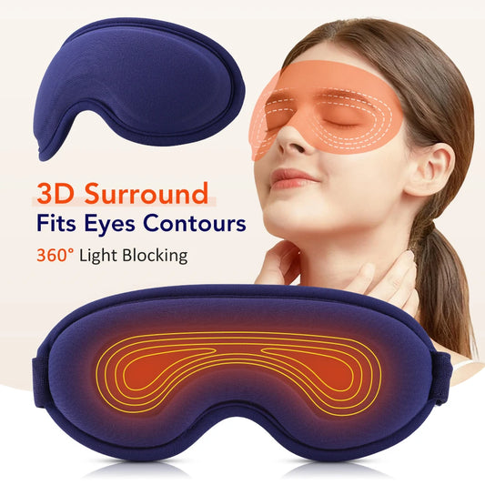 PASTSKY Heated Eye Massager Mask With Vibration for Relaxation