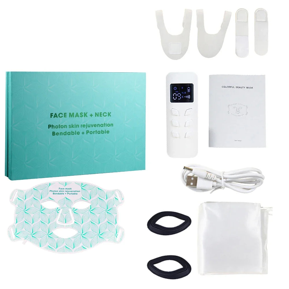 UBilli LED Light Therapy Face Mask for Skin Rejuvenation