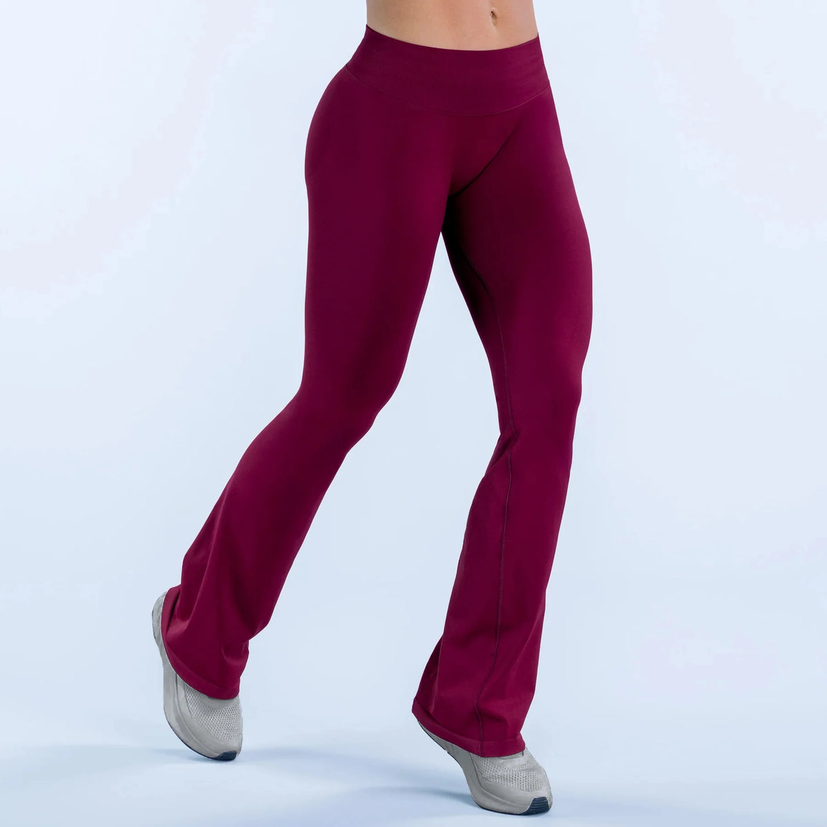 NCLAGEN Women's Seamless Flare Yoga Leggings for Fitness and Workout